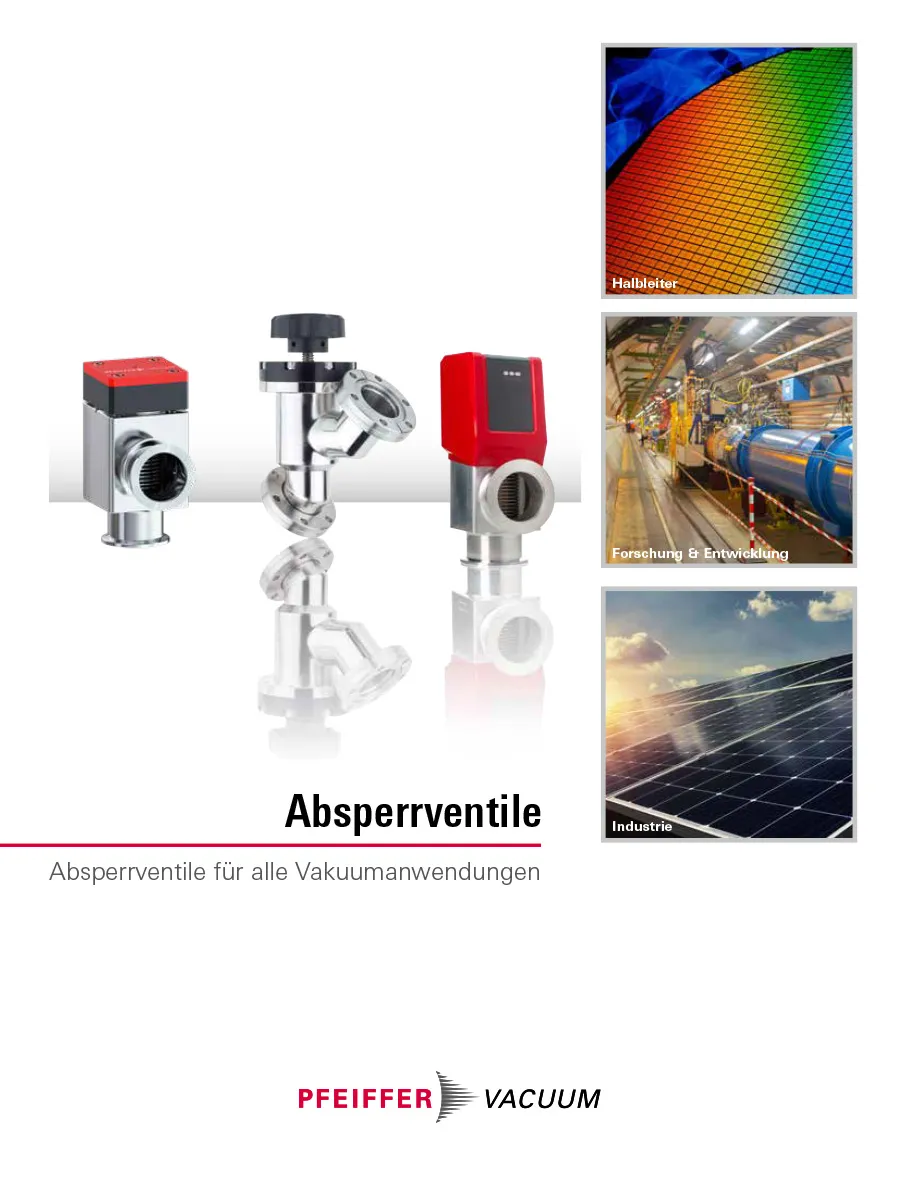 Broschuere Absperrventile