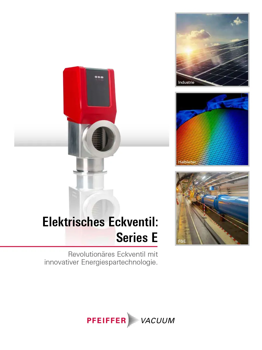 Broschuere Ventile Series E