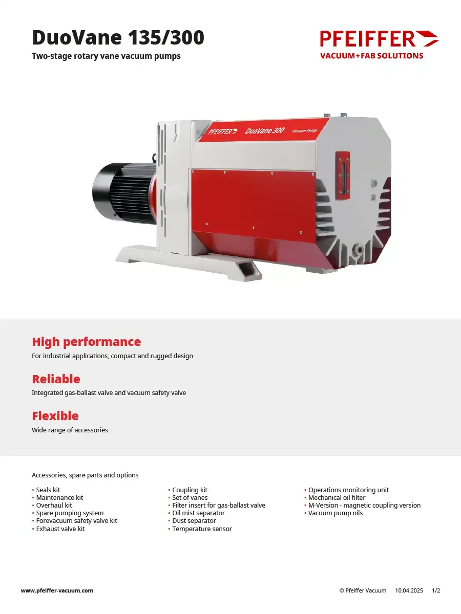 Product Leaflet Duovane 135 300